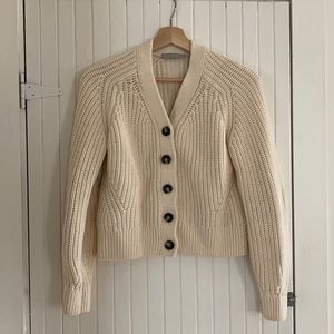 Everlane Texture Cotton Cardigan XS